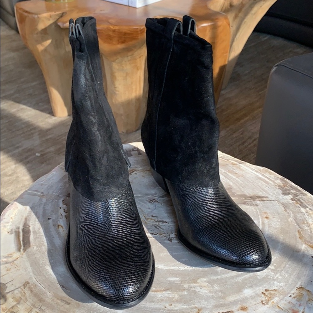 NEW Franco Sarto Dart Bootie Black 9.5